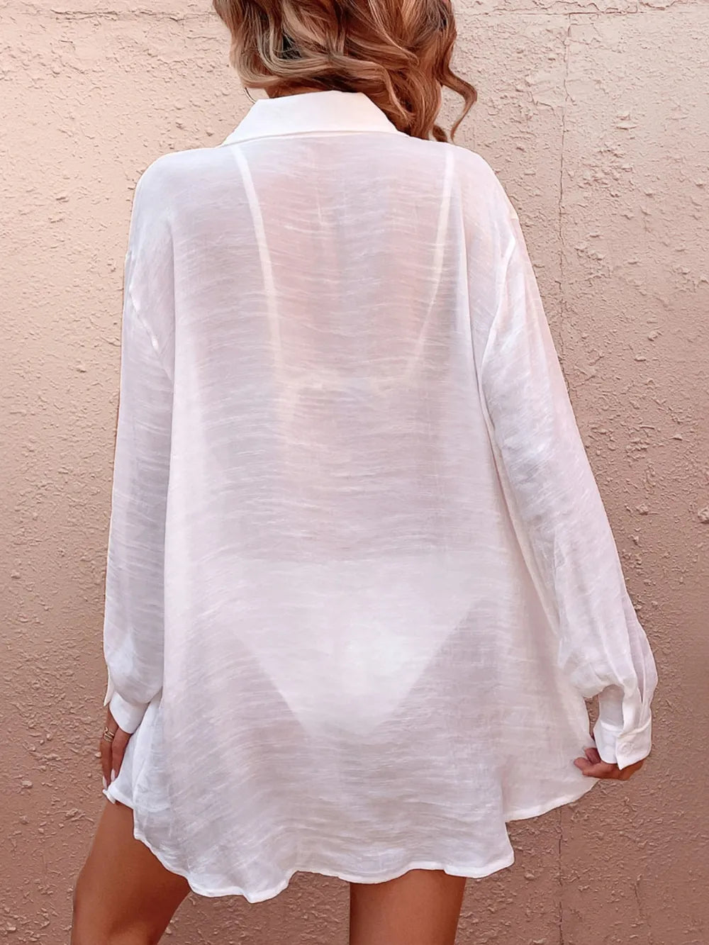 Classic Button Down Cover-Up