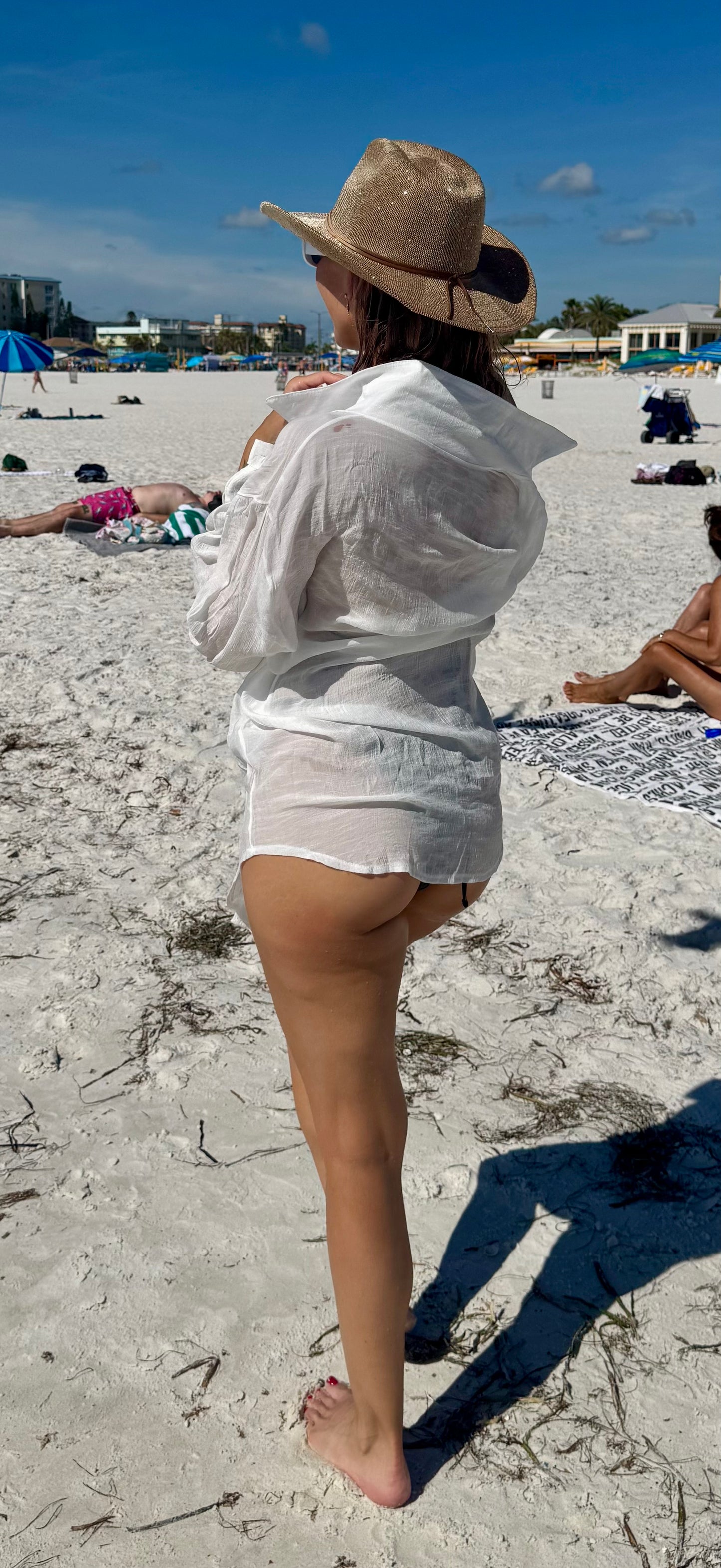 Classic Button Down Cover-Up